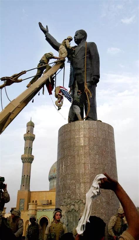 What was it like in Baghdad when Saddam Hussein's statue was toppled ...