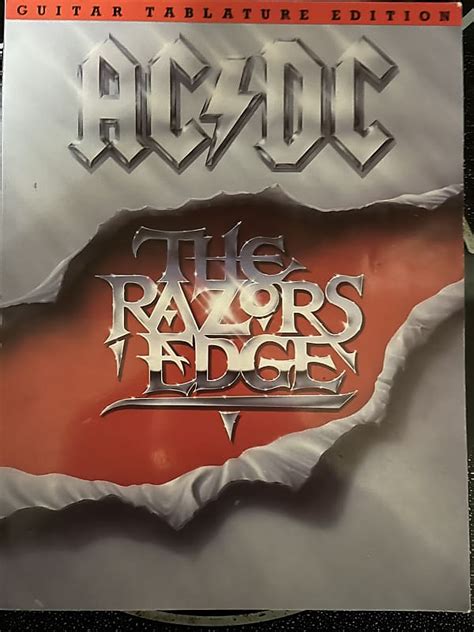 AC/DC - The Razors Edge - Guitar Tab / Tablature Book | Reverb