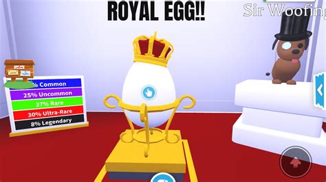 Getting a ROYAL EGG in Adopt me! - YouTube