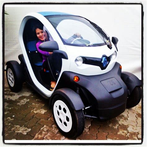 Renault Twizy 100% electric quadricycle (half car/half motorcycle). 2 ...