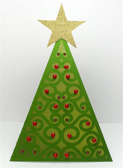 Triangle Christmas Tree Card