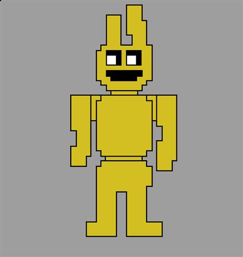 Editing Springtrap - Free online pixel art drawing tool - Pixilart