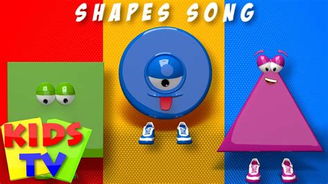 shapes song | we are shapes | 3d shapes | kids tv learning videos - YouTube