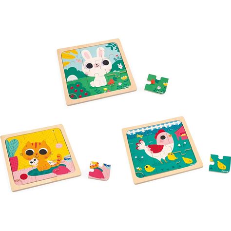 Janod - Trio Puzzle - My Bulle Toys