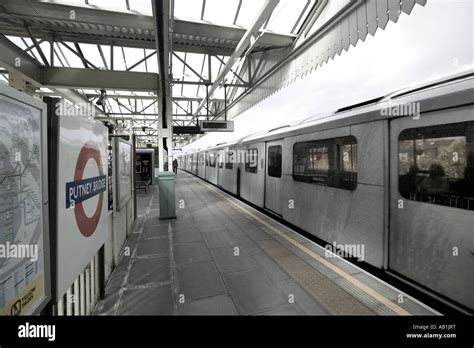 Putney Bridge tube station Stock Photo - Alamy