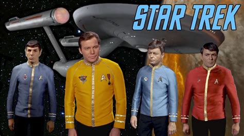 Star Trek - T.O.S. Dress Uniforms Rebooted - YouTube