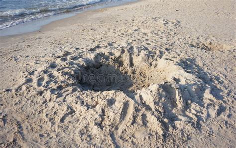 Sand Hole Stock Photo - Image: 59231960