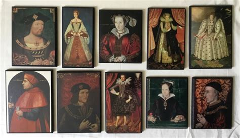 Set of 10 English Portrait Plaques Henry VIII Anne Boleyn - Etsy