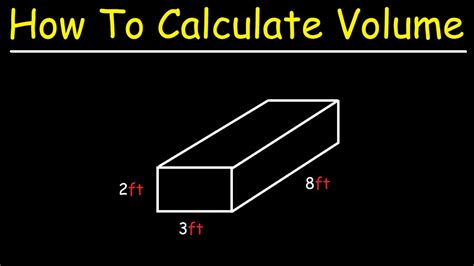 How To Calculate The Volume In Cubic Feet & Cubic Meters - YouTube