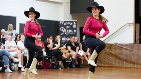 Hundreds of line dancers travelled to Dapto for The Stomp competition ...