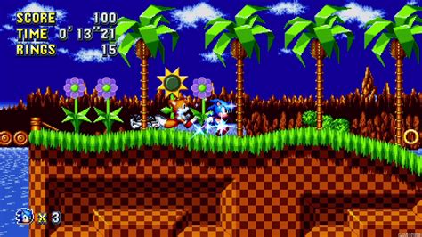 Green Hill Sonic Mania Background / Sonic Mania - Green Hill Zone Act 2 ...