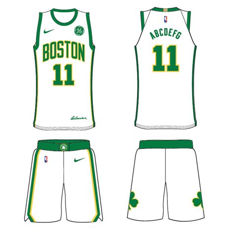 Boston Celtics Uniform - Alternate Uniform - National Basketball ...