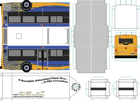 Mta Paper Bus Models