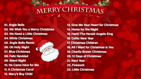 Top 100 Christmas Songs Of All Time 11 Hour Christmas Music Playlist ...