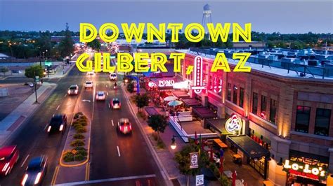 GILBERT ARIZONA - DOWNTOWN TOUR! | Gilbert arizona, Arizona sunset, Arizona