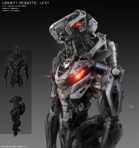 Urban Robotic Unit sci-fi designs created in Zbrush and Photoshop by ...