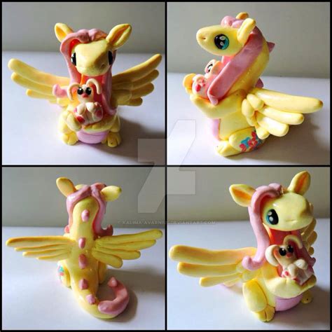 Fluttershy Dragon by Kalima-Avarnius on DeviantArt