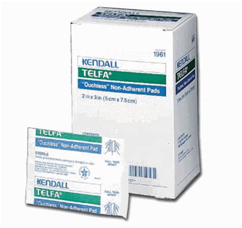 Telfa Non-Adherent Pads Sterile 3" x 4" 100/box - Valuemed Professional ...