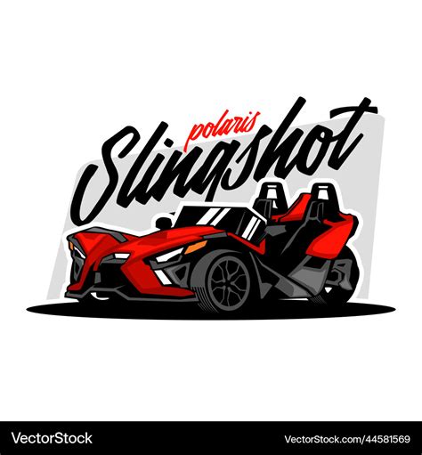 Polaris slingshot logo Royalty Free Vector Image