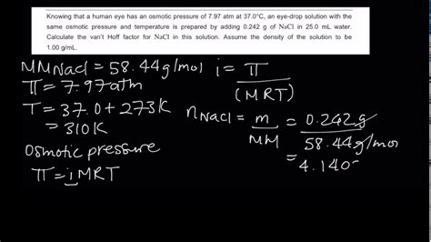 33+ calculation of van't hoff factor - DariushAleeah