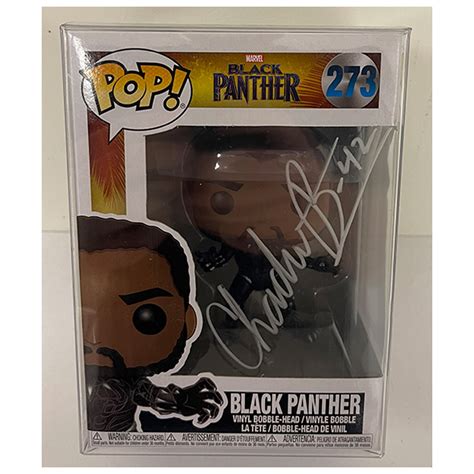 Chadwick Boseman - "Black Panther" Black Panther #273 Autographed Funko ...