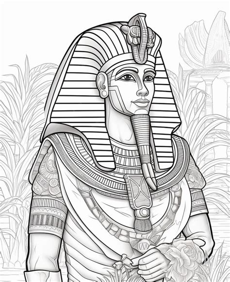 Premium Photo | Vector ancient egypt god vintage logo line art concept ...