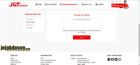 Cara Tracking Barang Yang Dikirim Menggunakan Jasa JnT Express