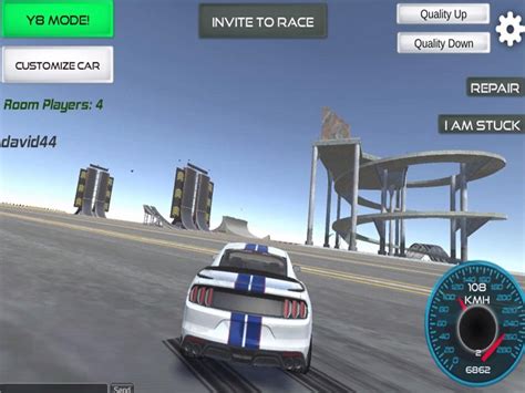 Y8 MULTIPLAYER STUNT CARS online spiel | POMU Spiele