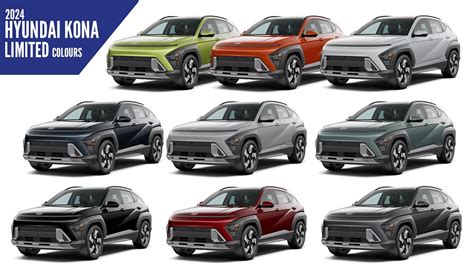 2024 Hyundai Kona Limited - All Color Options - Images | AUTOBICS - YouTube