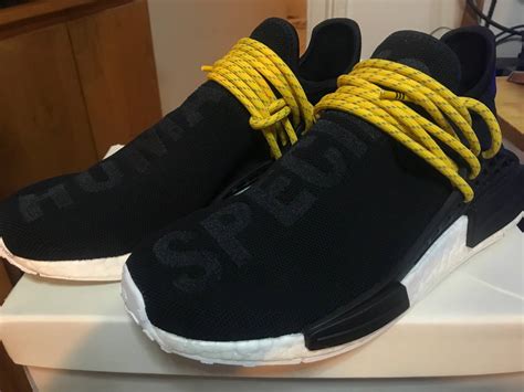 Adidas Human Race Black And Yellow "human Species" Nmd | Grailed