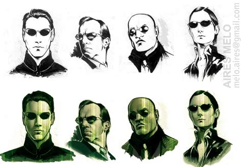 Colors Old Works, The Matrix Characters by hirix on DeviantArt