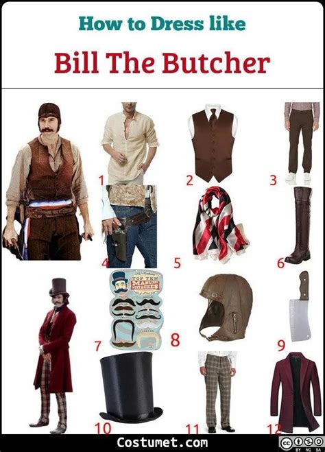 Bill the Butcher (Gangs of New York) Costume for Cosplay & Halloween ...