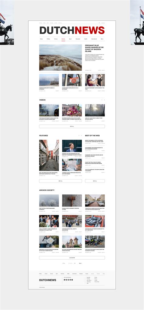 Dutch News | News Portal on Behance