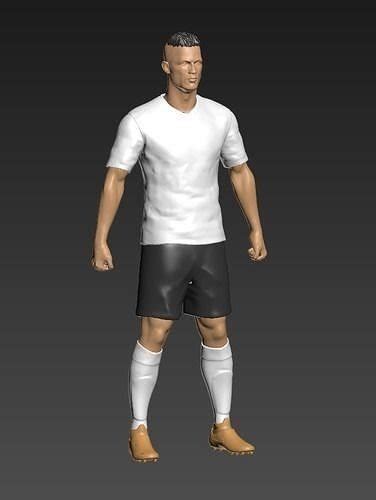 Cristiano Ronaldo 3D model 3D printable | CGTrader