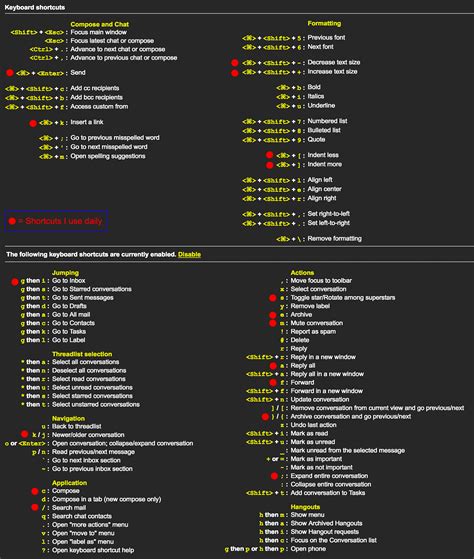 Using Gmail shortcuts — keep your hands on the keyboard | by Greg ...