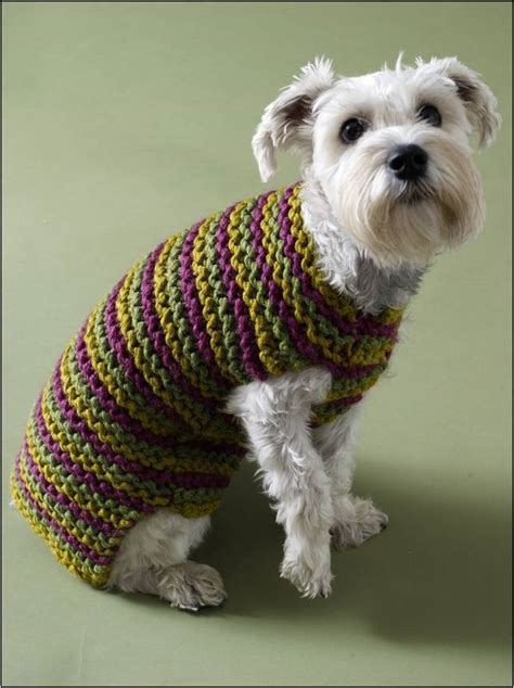 Crochet Patterns For Dogs Sweaters