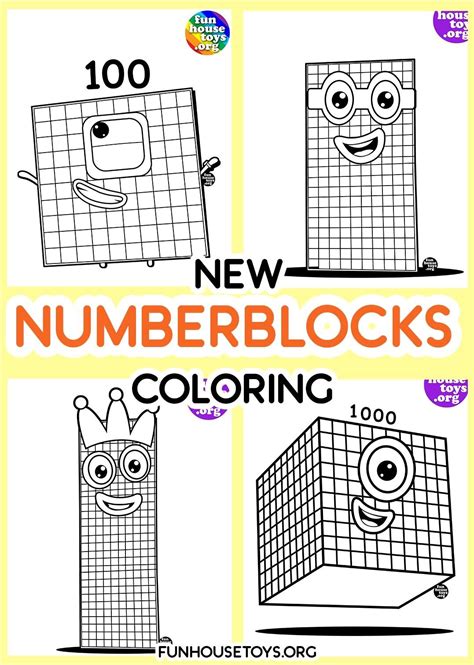 Number Blocks Printables