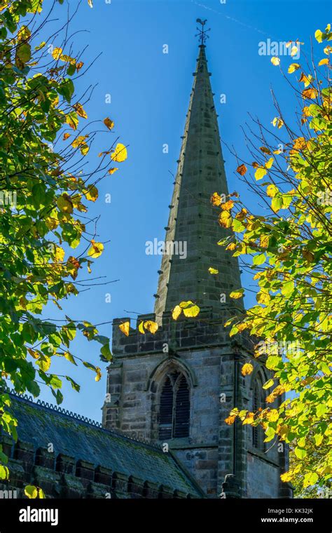 Close up of the arch at St Michael & All Angel's Church Stock Photo - Alamy