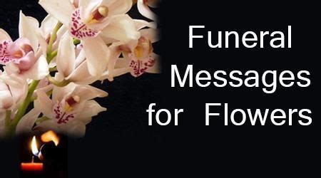 Funeral Messages for Flowers, Funeral Flower Message | Funeral flower ...