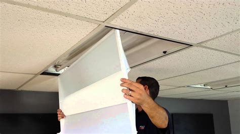 How To Replace A Ceiling Light Panel