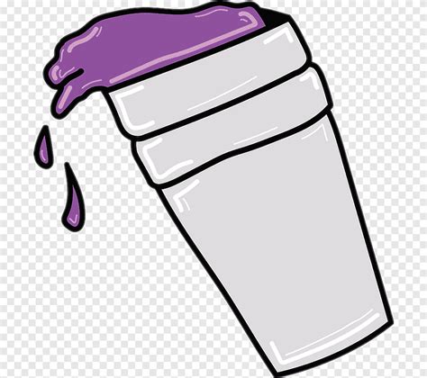 Purple drank Drawing Cup, leaning, purple, cartoon png | PNGEgg