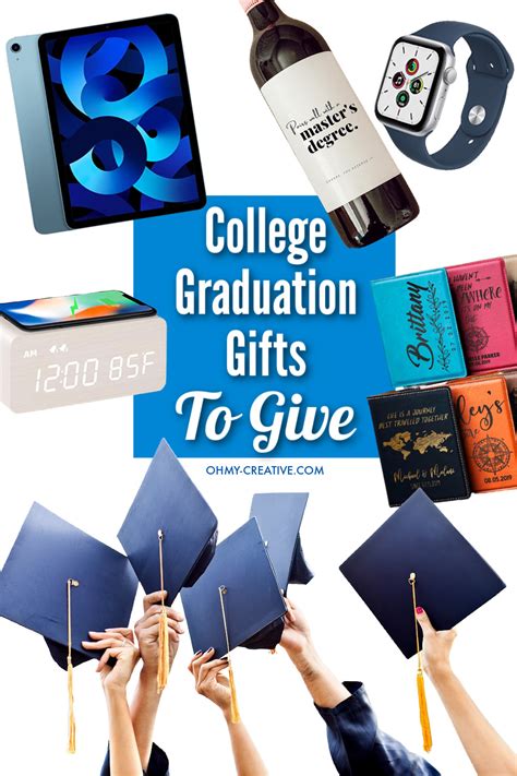 College Graduation Gifts To Celebrate Their Achievements - Oh My Creative