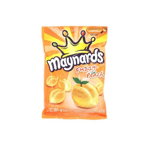 Maynards Gummy Fuzzy Peach Candy, 185g, 12 pack {Imported from Canada ...