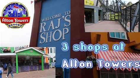 Alton Towers Shop Merchandise Tour | Tower Trading | Raj's shop and the ...