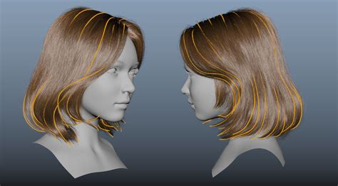 ArtStation - Realistic Hair XGen in Arnold, Box Shih Character Modeling ...