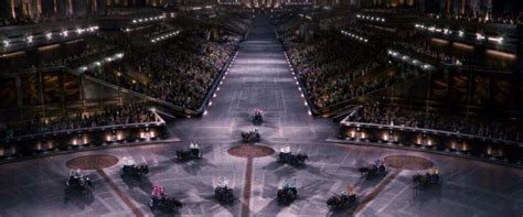 The Capitol tribute parade Hunger Games Tributes, Hunger Games 2012 ...