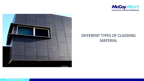 Different Types of Cladding Material by McCoy Mart - Issuu