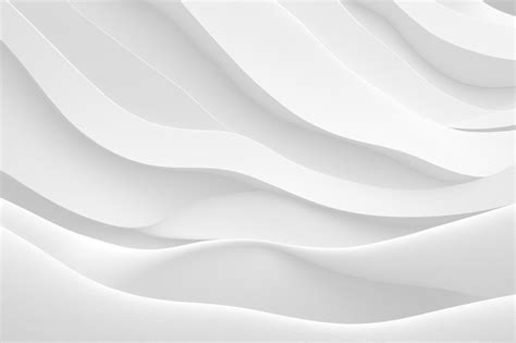 Premium Photo | Abstract white wave background Minimal white graphic ...