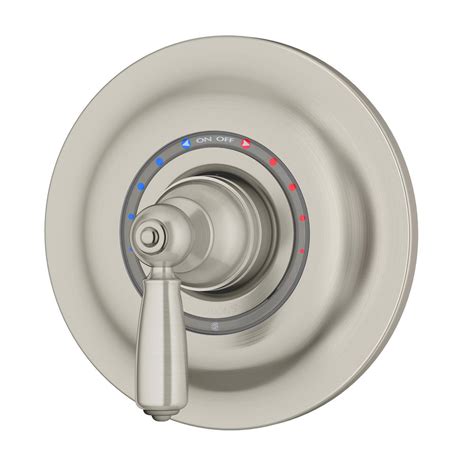 Symmons Allure Shower Valve Trim in Satin Nickel (Valve Not Included ...