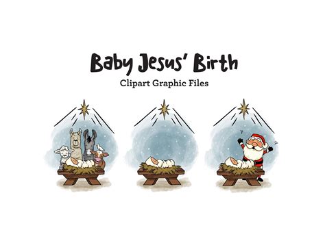 Jesus Christmas Clipart